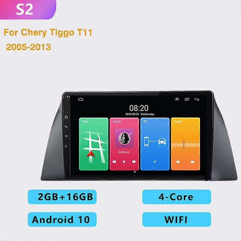 2din auto Android radio multimedia player car Carplay GPS Navigation 2din no dvd for Chery Tiggo T11 2005 2006 2007 2008 - 2013