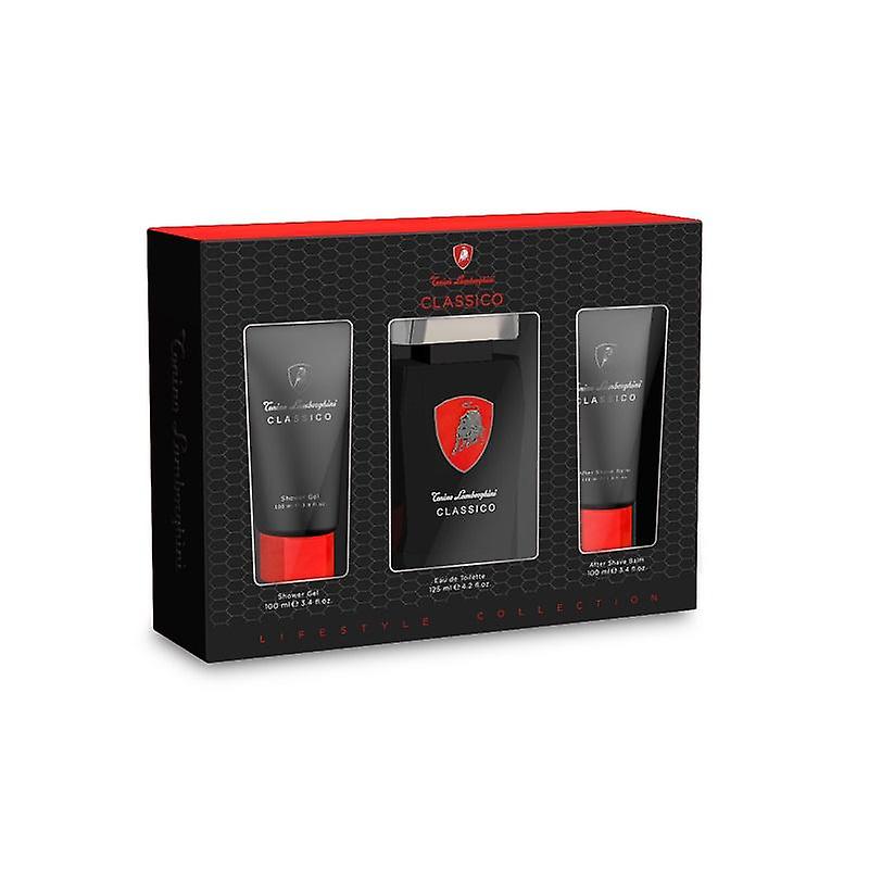 Lamborghini Classico Edt 125ml + Duschgel 100ml + Aftershave Balsam 100ml
