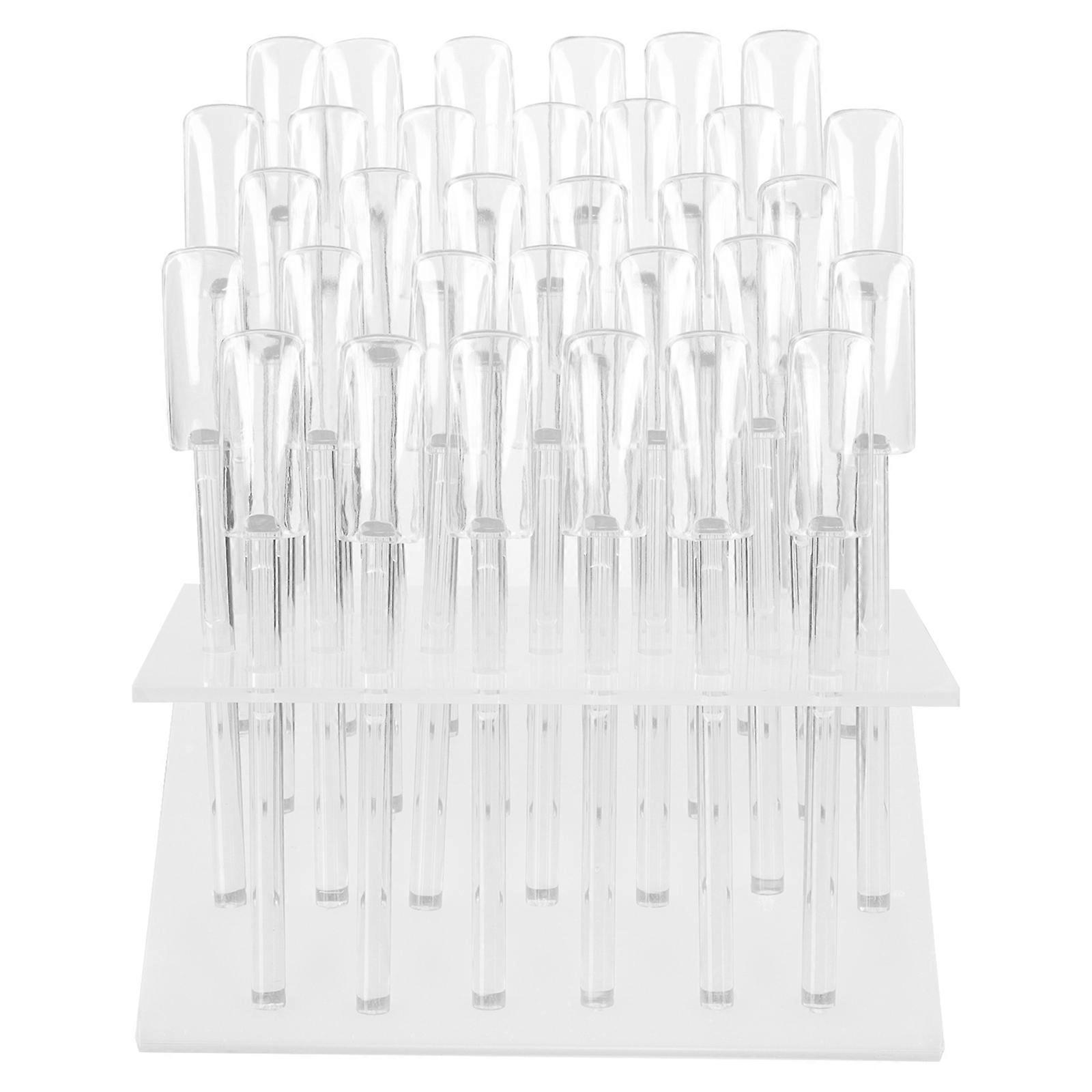 1 Set Multi-slot Nail Tip Display Rack Storage Rack False Nail Display Holder