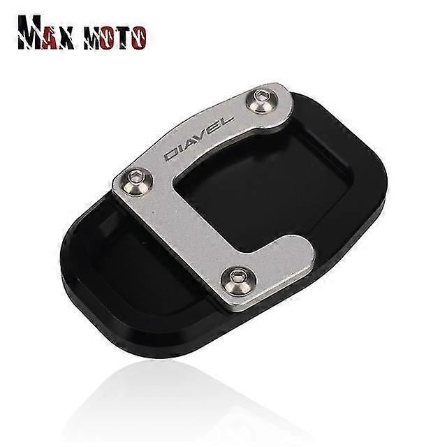 Για Ducati Diavel 1260 1260s Diavel1260 20192021 Μοτοσικλέτα CNC Kickstand Foot Side Stand Pad Pad Επέκταση Πλάκα Στήριξης Μεγέθυνση