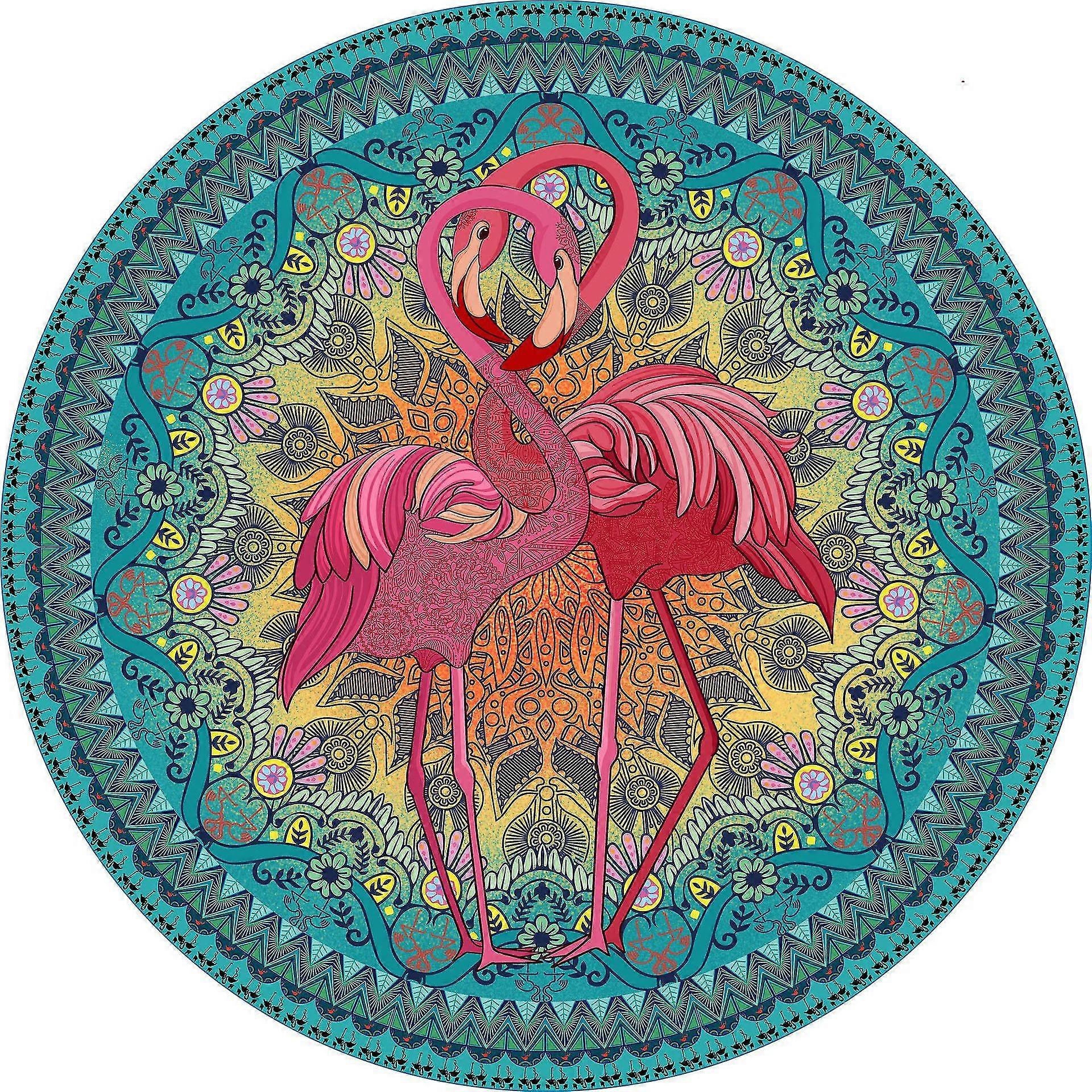 1000 Pieces Animal Puzzle Round Jigsaw Puzzles