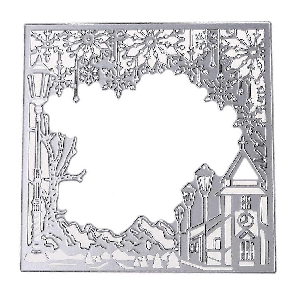 مشهد الثلج قطع المعادن يموت دي سكرابوكينغ ورقة ختم يموت ديكور