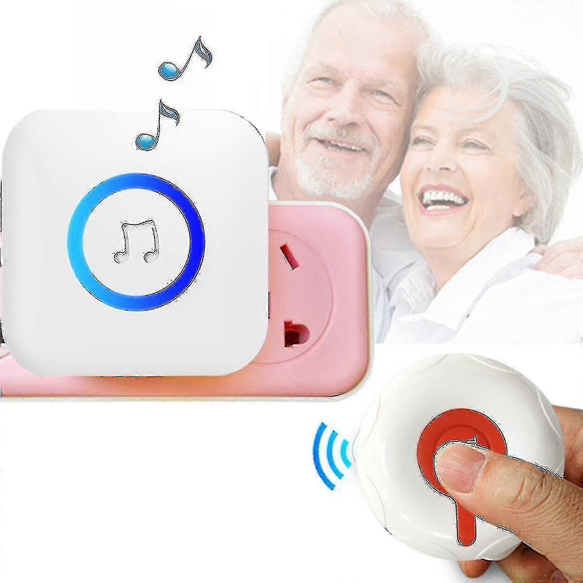 Home Alarm Wireless Rechargeable Patient Elderly Personal Alarm System And Emergency Call Button Pager Alarm For Home, Child, Disabled