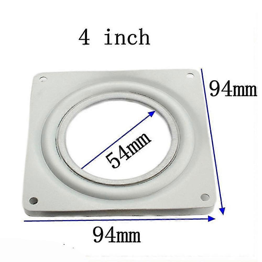 4 Inch Square Turntable Rotating Swivel Plate Base
