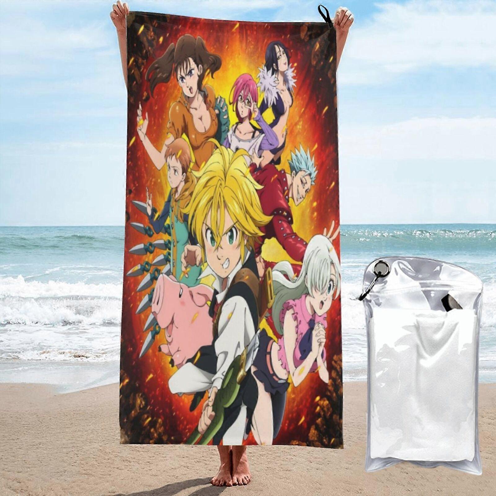 t12Ghostbusters Microfiber Lightweight Beach Towel Quick Dry Absorbent wbqc12