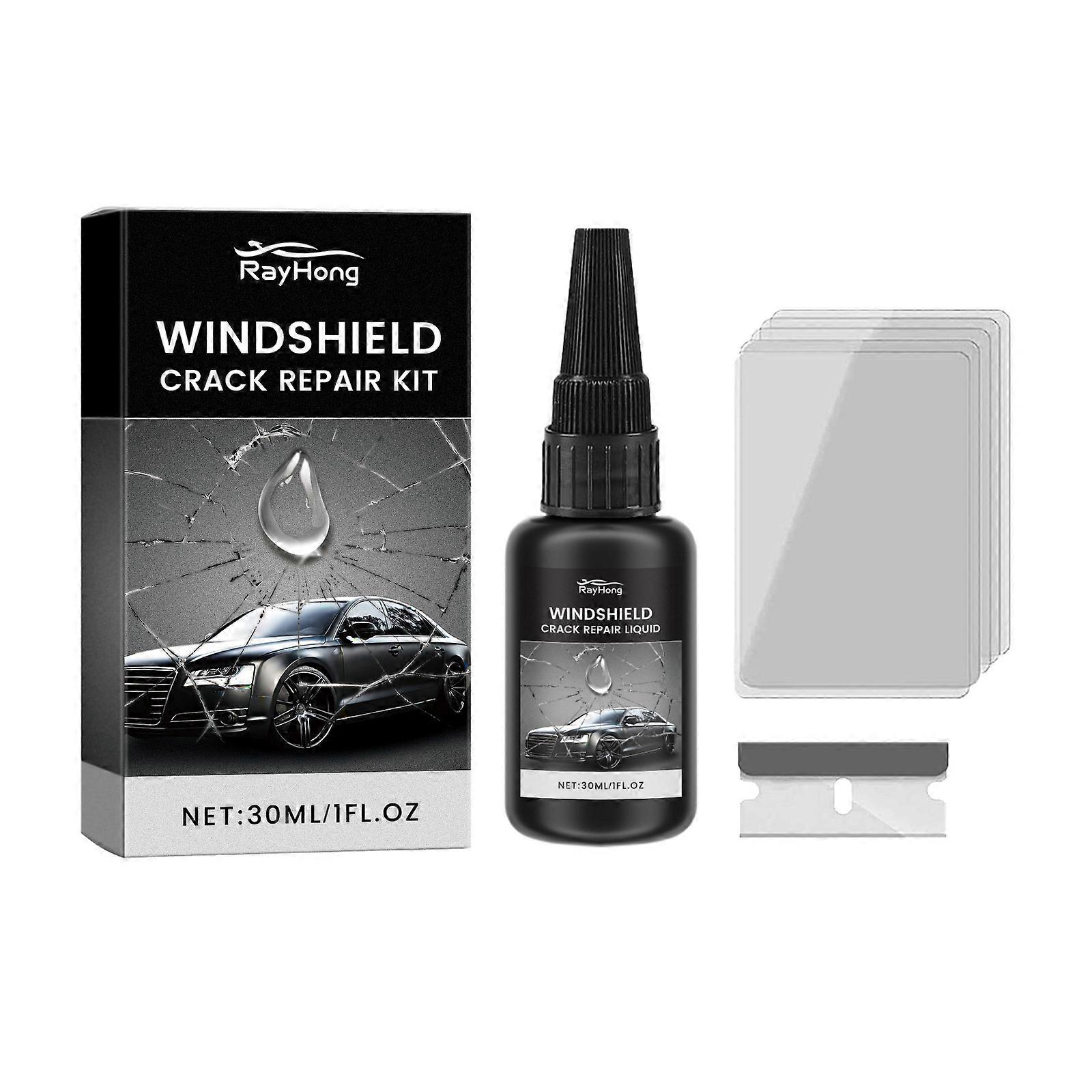 Windshield Repair Adhesive - Clear Vision for Cracks & Scratches, Easy to Use, Long-lasting Automotive Solution