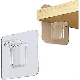 Shelf Support Pegs, Shelf Support Brackets Self-adhesive L-shaped Support Triangle Bracket Shelf Support Racks Sticky Hooks For Furniture Cabine