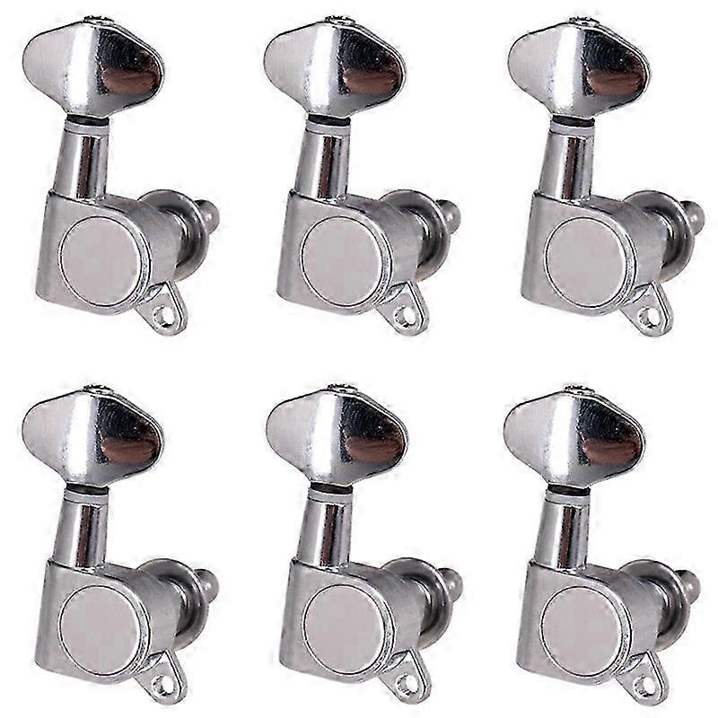 Locked String Tuning Pegs Key Tuners Machine Heads for Acoustic Electric Guitar Lock Style Right