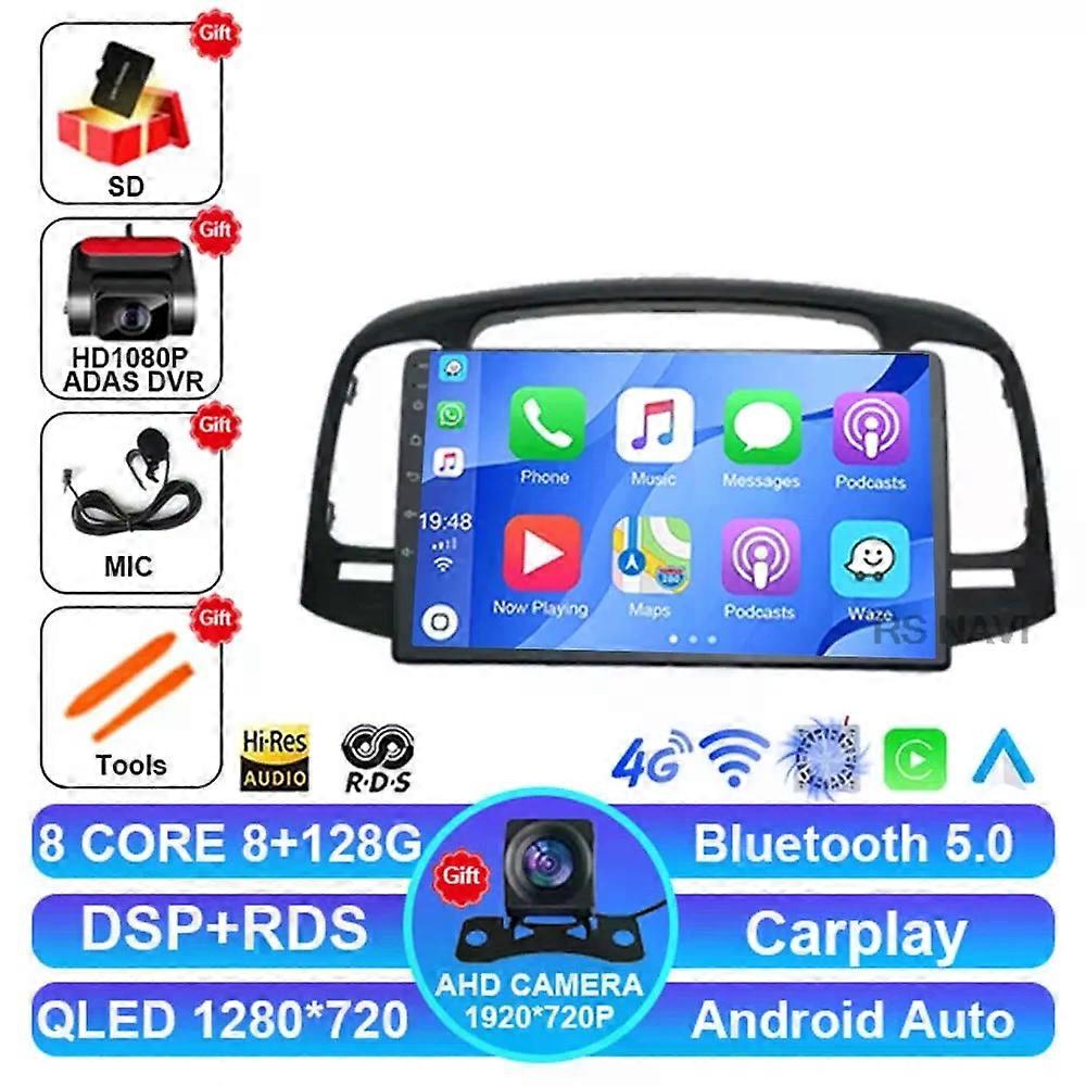 Android 14 Car Radio For Hyundai Accent 2008 2009 2010 2011 Stereo 4g Lte Viedo Player Wireless Carplay Auto Head Unit 5g Wifi
