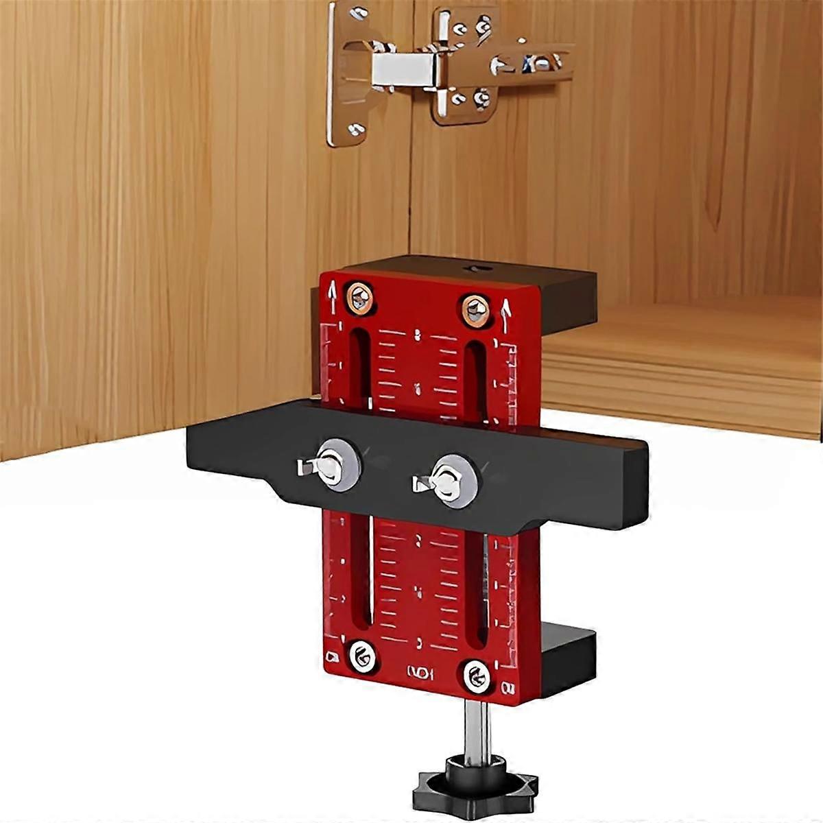 Adjustable Cabinet Door Installation Positioner, Cabinet Door Mount Locator Versatile Hardware Jig