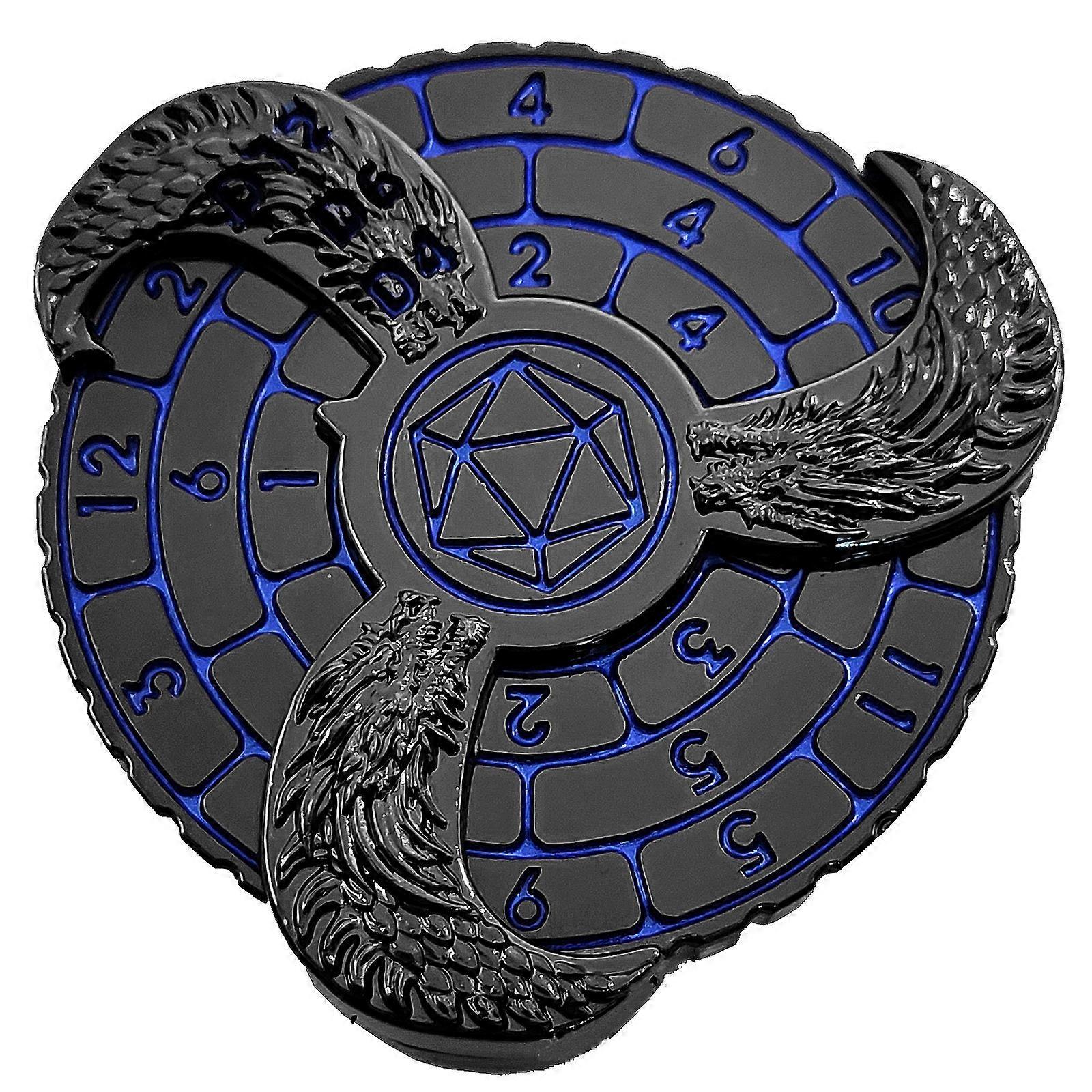 7-in-1 Metal Fingertip Gyro D&D Spinner Dice for Dungeons and Dragons