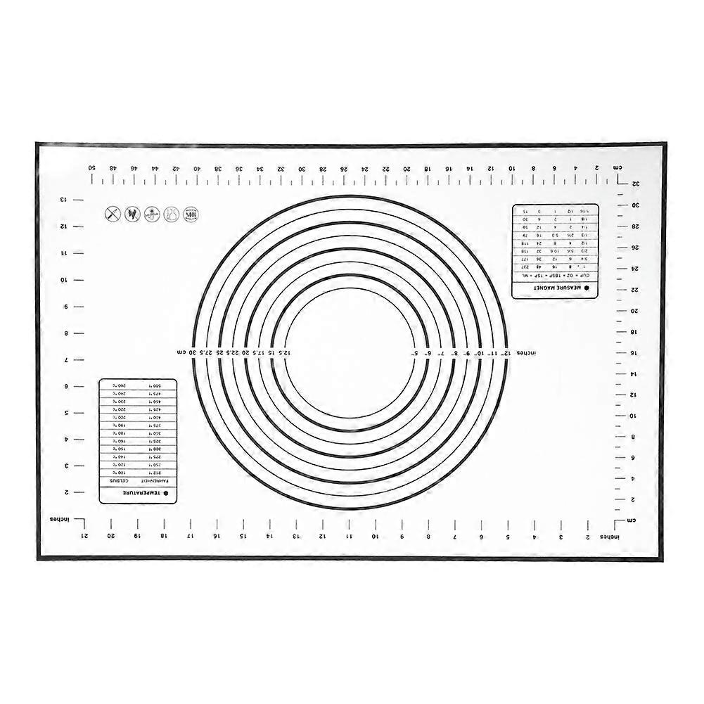 40x60cm Nonstick Silicone Baking Mat, Cake Rolling Dough Pad