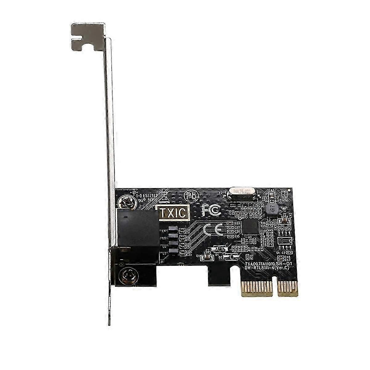 PCIE-Rj45-verkkokortti 10/100/1000Mbps Rj45 Pci Express -muunnin Lan Ethernet Gigabit -sovitin P