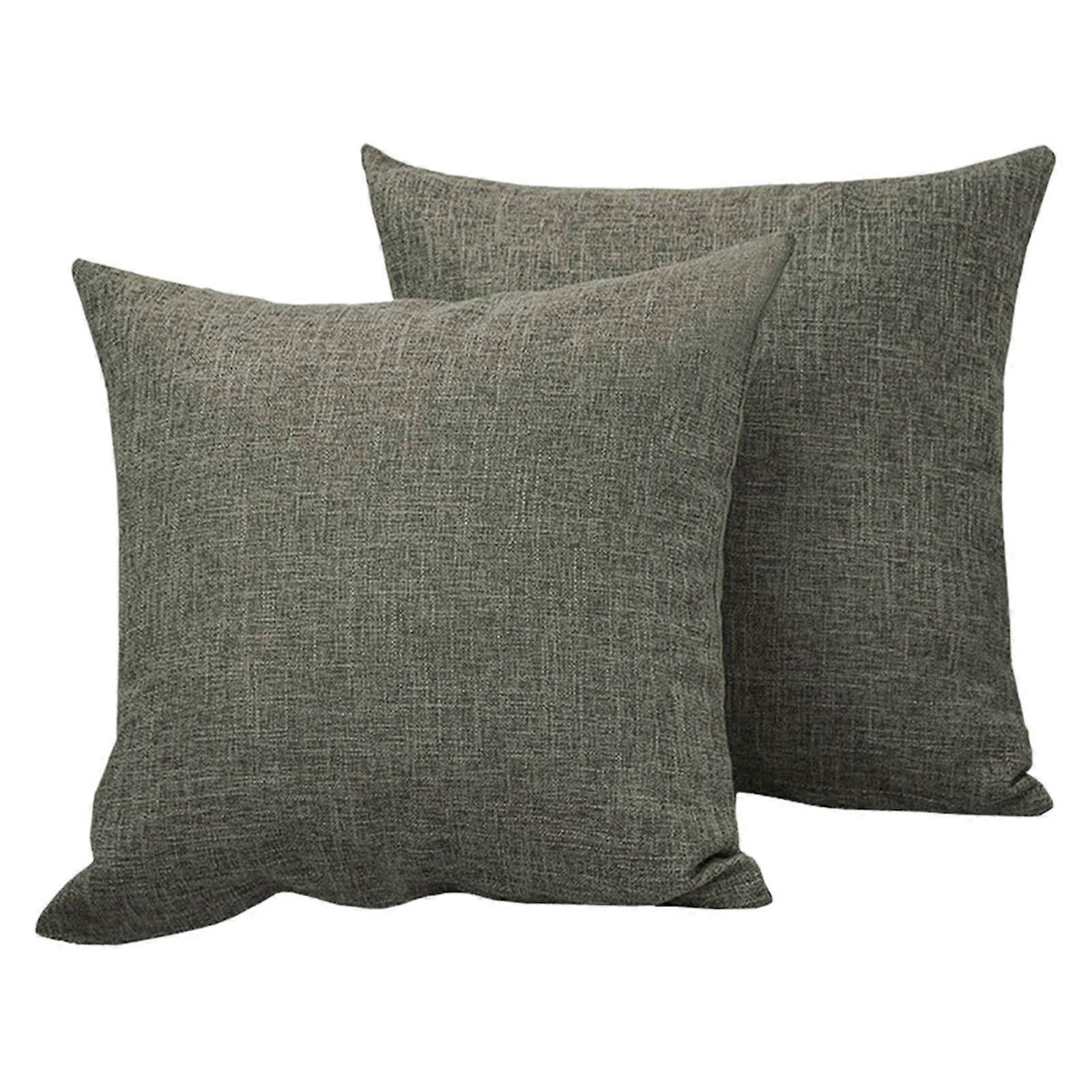 Cotton And Linen Pillowcase Sofa Cushion
