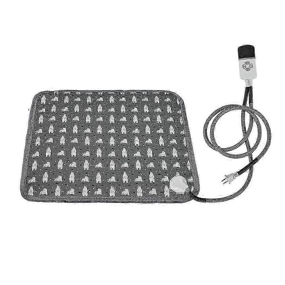 Adjustable Electric Heating Pad for Dogs - Waterproof Pet Bed Mat with Timer