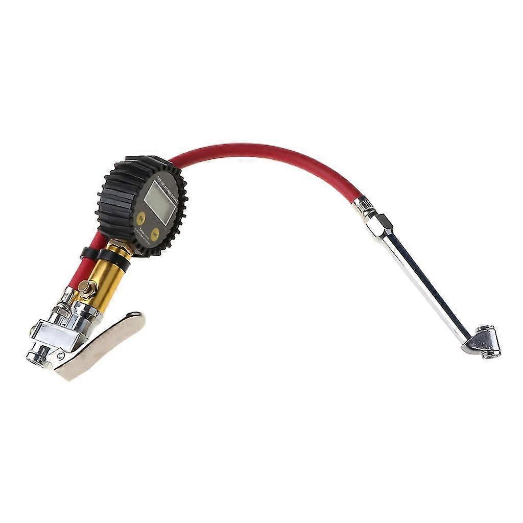 Vehicle Air Pump Tire Inflator Pump With Pressure Gauge Portable Compressor