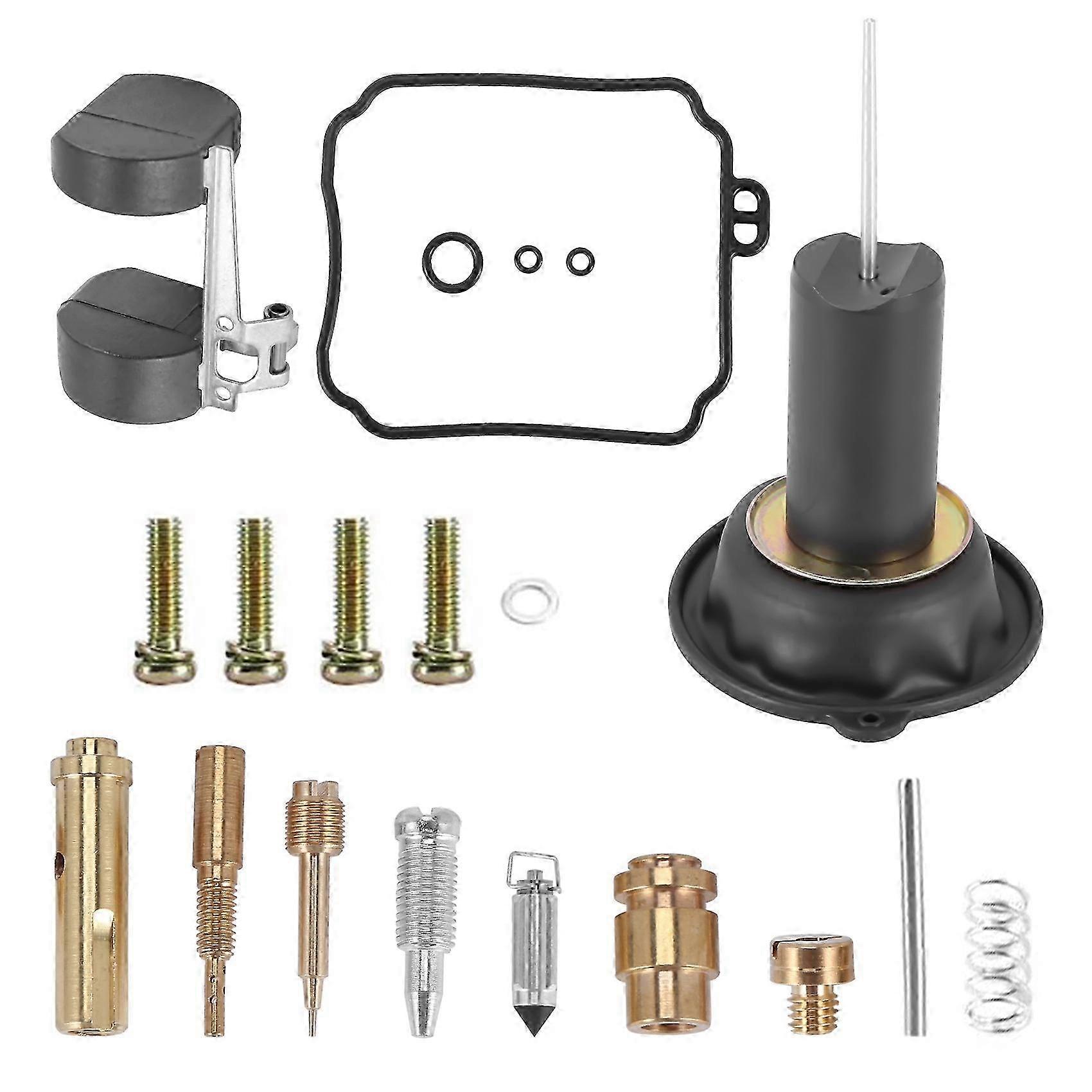 Yamaha XV250 Carburetor Rebuild Kit with Piston Float Valve Gasket for Virago 250