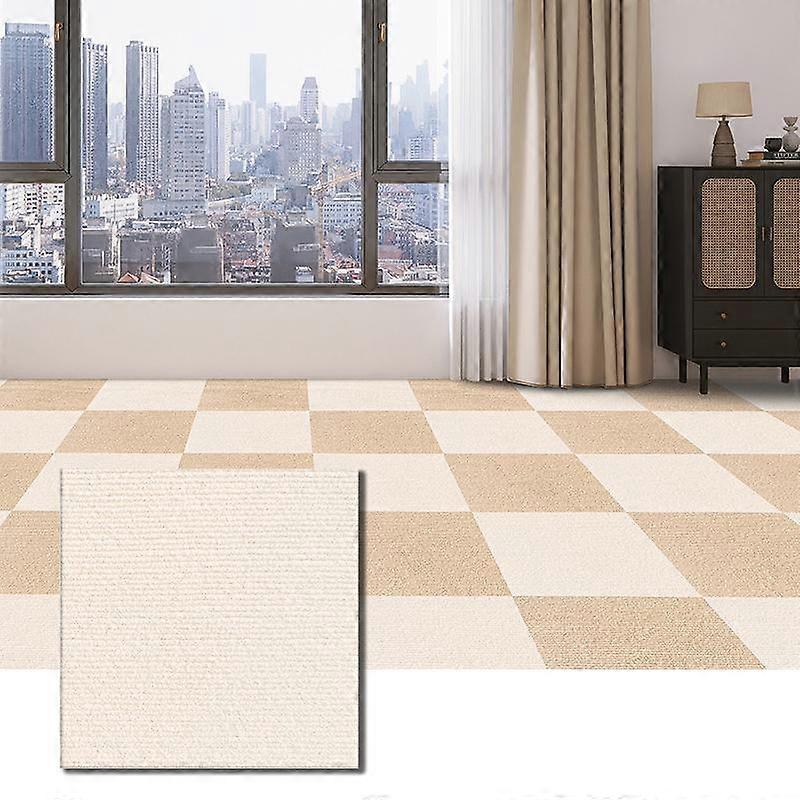 Self-adhesive Splicing Anti-collision Anti-slip Pet Floor Mat Bedroom Living Room Office Carpet Home Decor Square Rugs