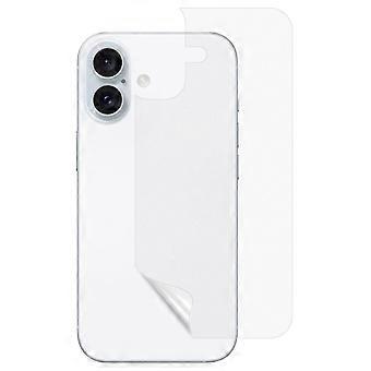 For iPhone 16 Plus Phone Back Protector Anti-explosion Nano Matte Soft PET Back Film Cover
