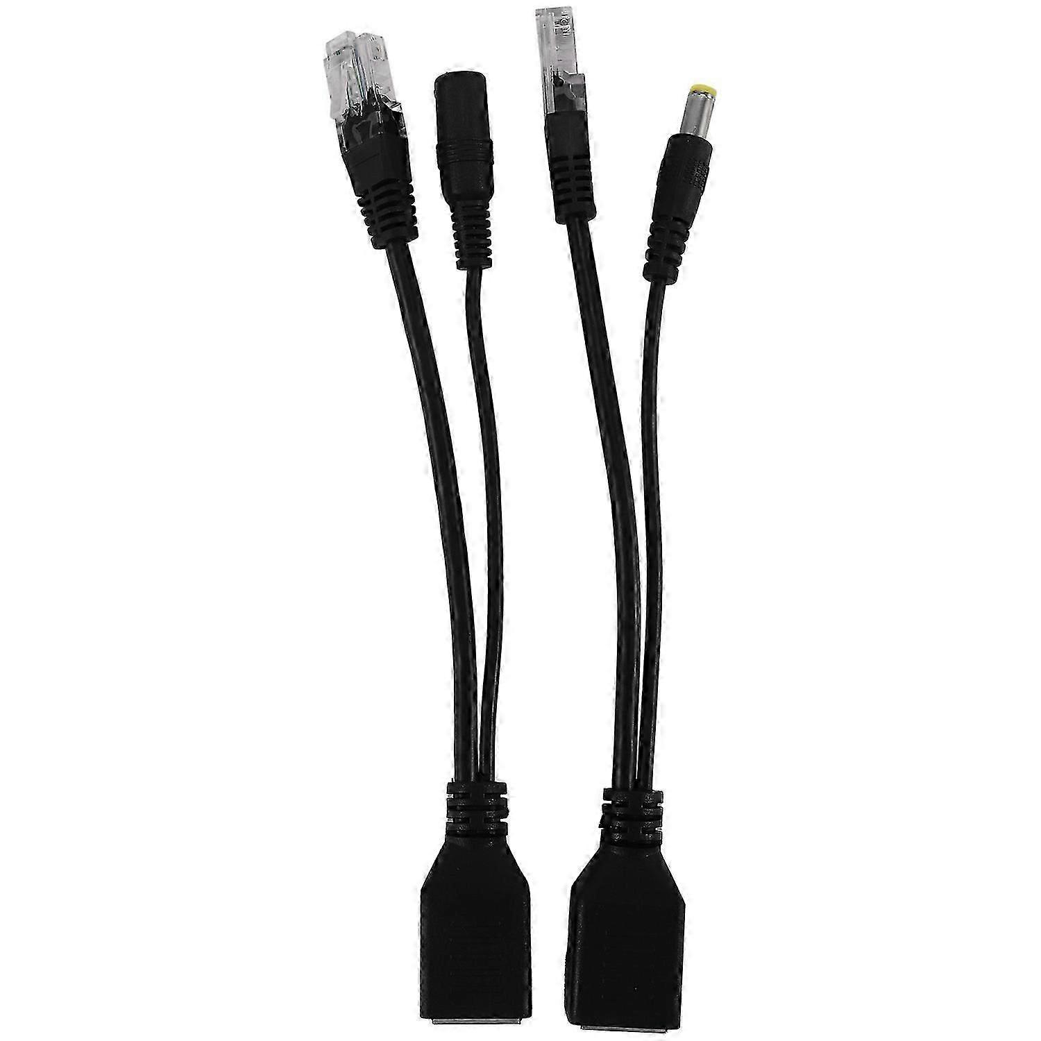 Cavo adattatore Poe Rj45 Iniettore Splitter Kit Nastro Schermato Passivo Power Over Ethernet12-48V Synthe js