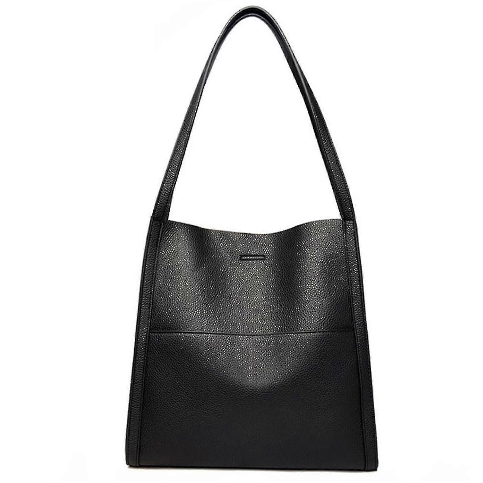 Solid Color Simple Genuine Leather Shoulder Bag High Quality Dxldv