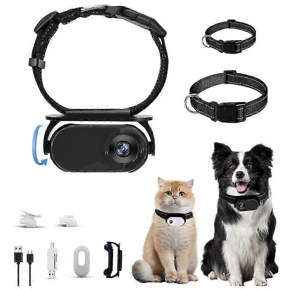 Catcam Pro 2.0, HD 1080p Mini Collar Camera for Pets