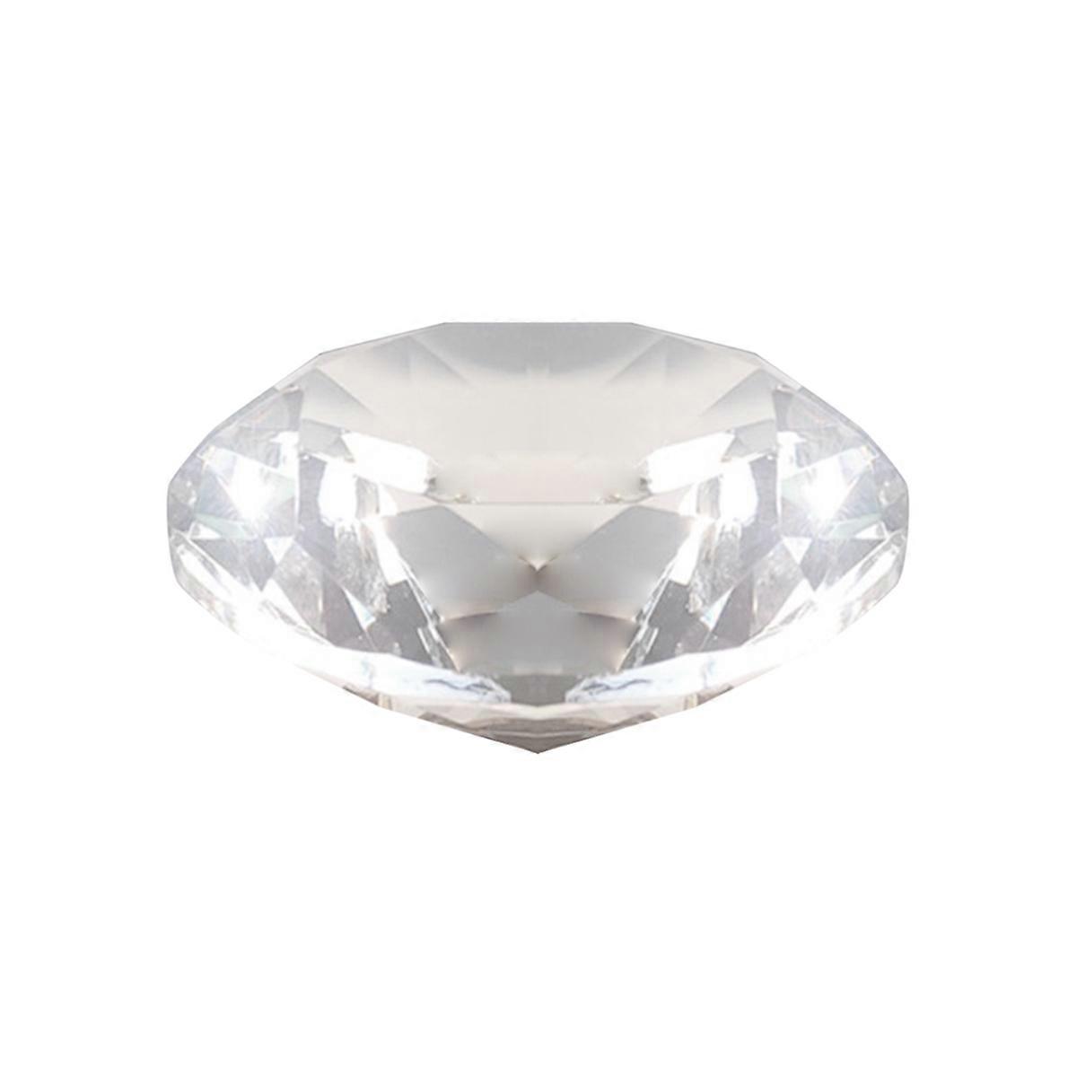 80mm K9 Crystal Diamond Paperweight Decorative A