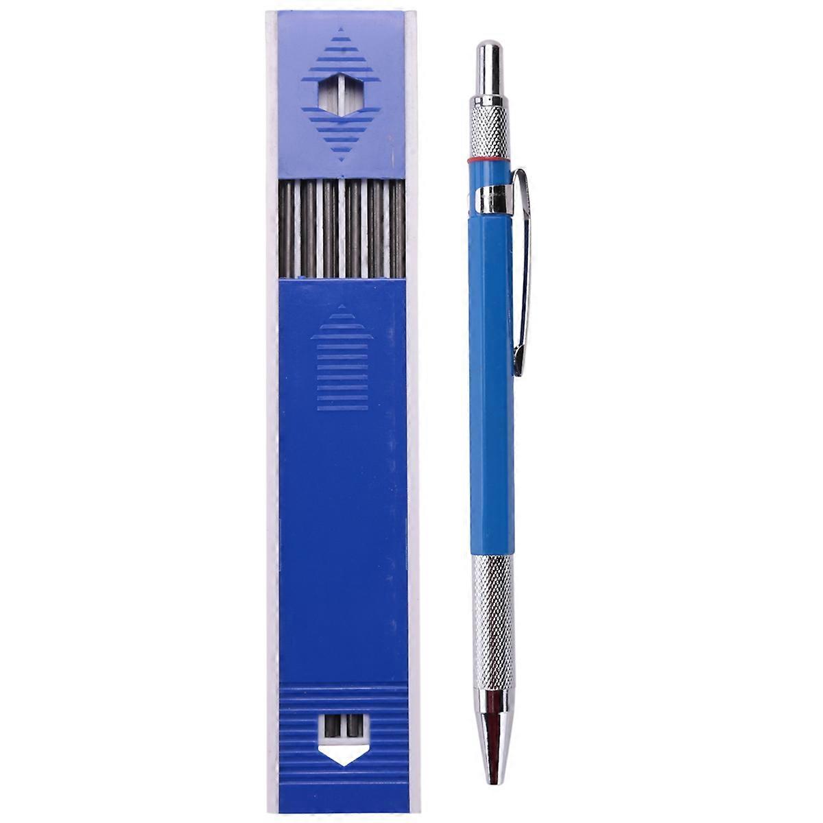 Welders Pencil with 6Pcs Round Refills, 2.0 mm for Pipe Fitter