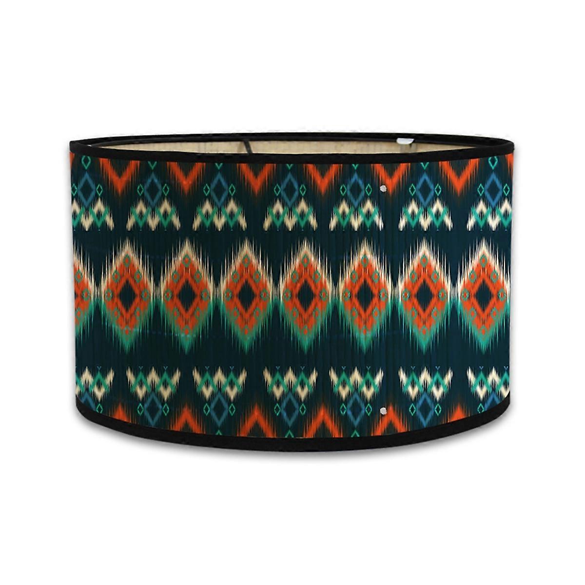 Lamp Shades Print Oval Lamp Shade 30x30x20CM Vintage Lamp Shades E