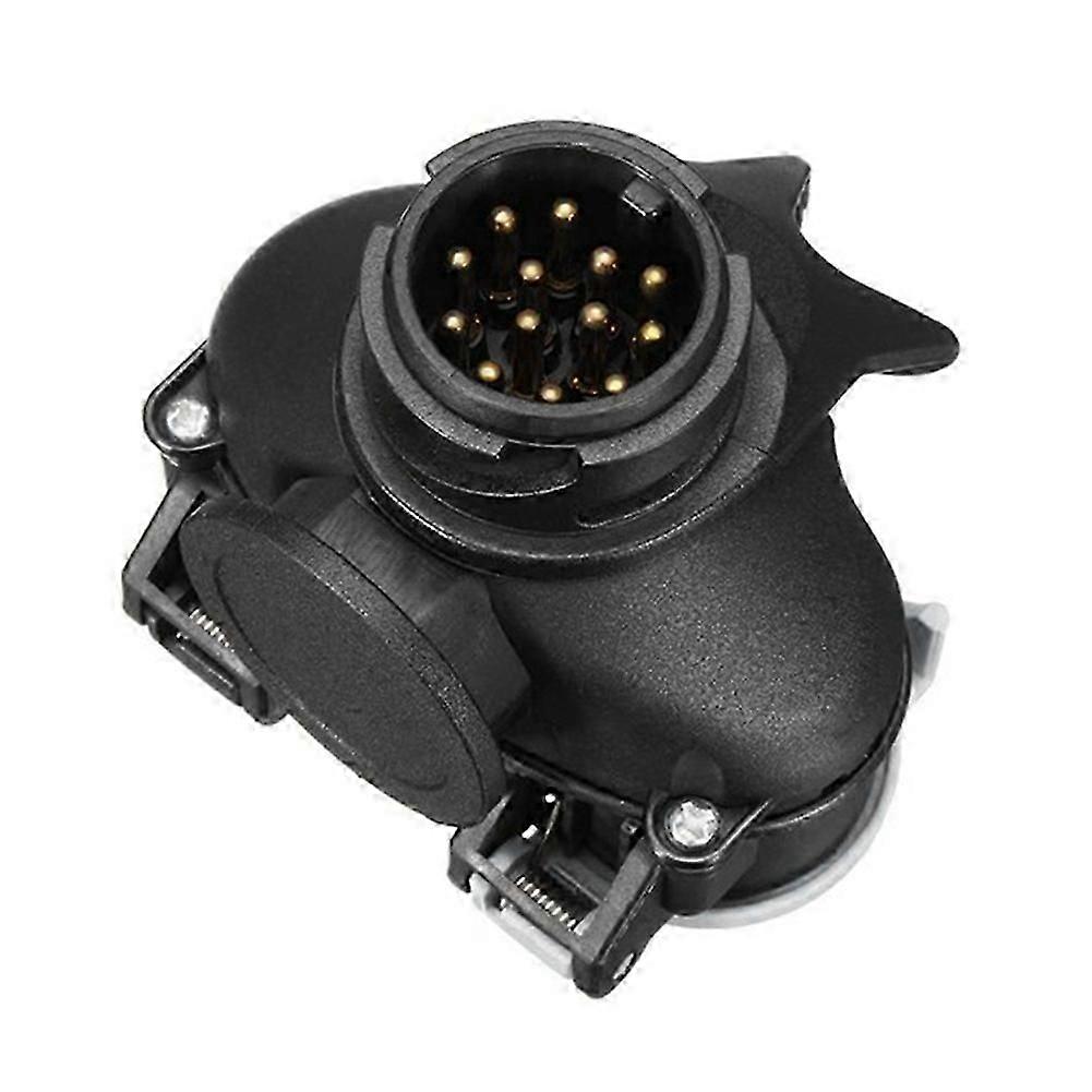 High qualityCamperva Caravan RV Towbar Adapter Trailer Adapter Plug Socket Converter 13 Pin to 7 Pin Trailer Plug