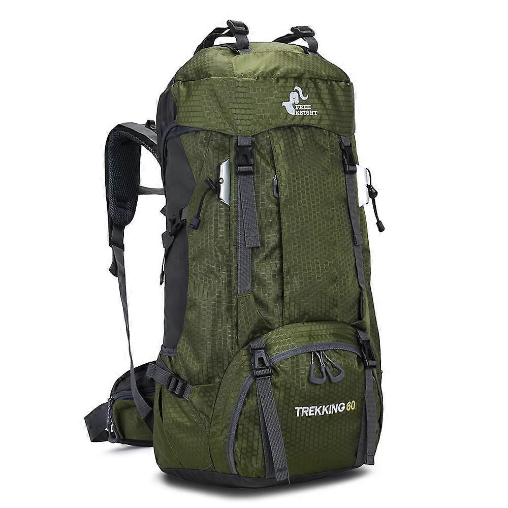 Large Backpack for Hiking Camping 60L Waterproof Travel Rucksack with Multiple Compartments and Adjustable Straps