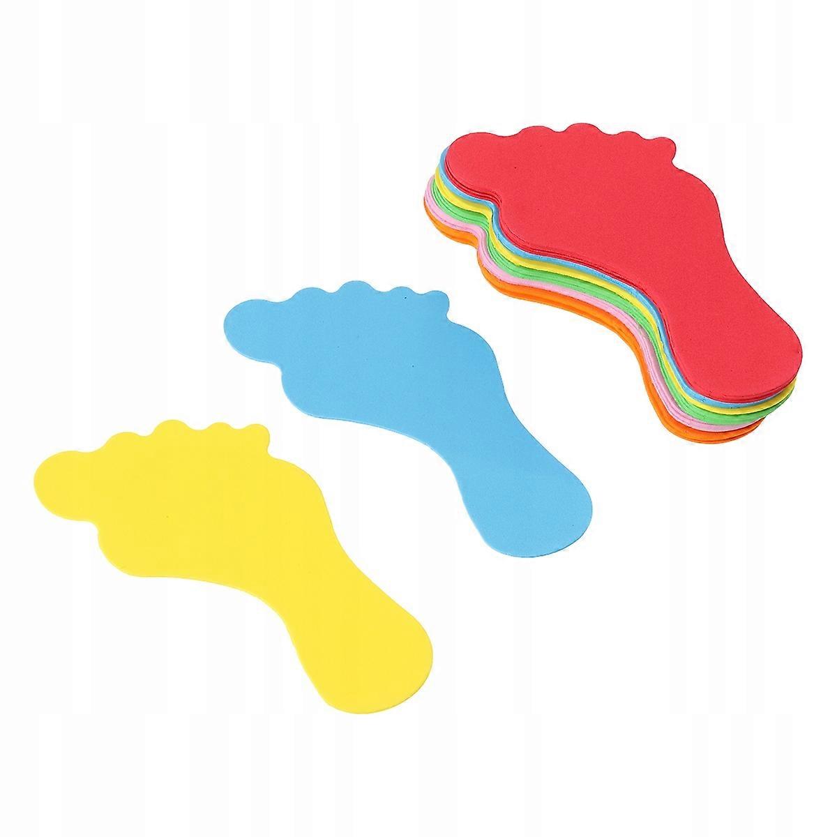 24pc Feet Stickers Guide Sticker Traces