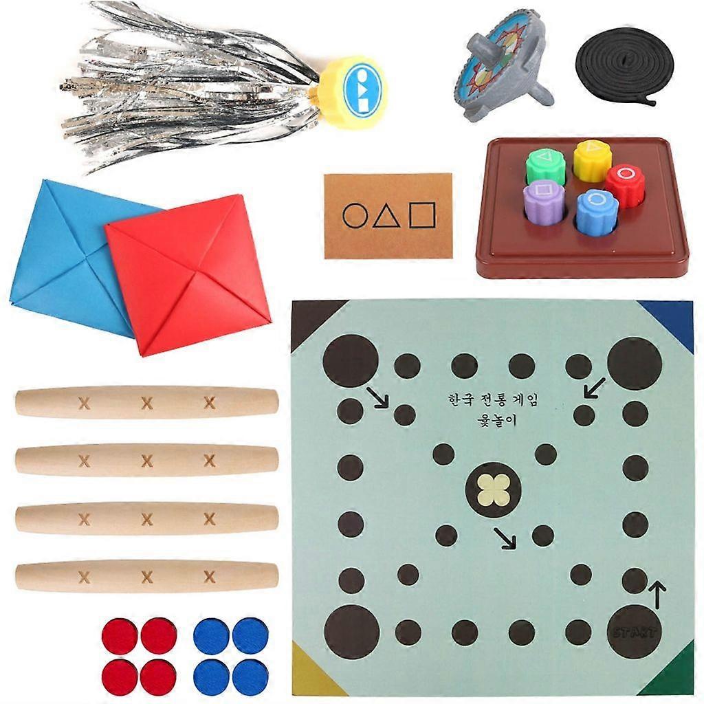 Classical Gonggi Game with 5 Stones for Creativity Interaction Party Activity