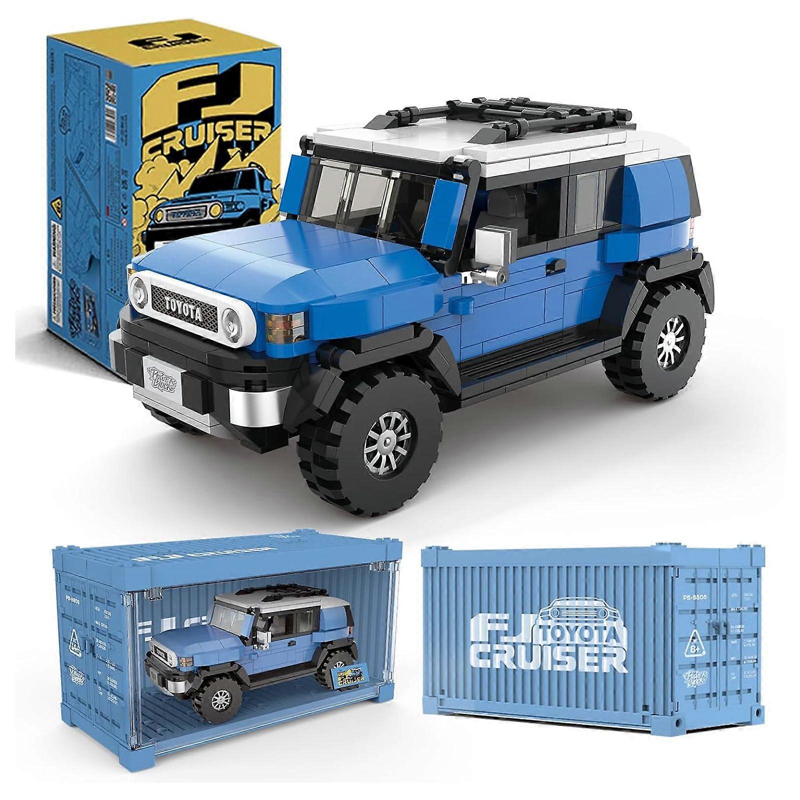 MOCBROPCS Toyota FJ40 Land Cruiser 622PCs Building Kit - Officially Licensed 1:12 Scale Model with Display Case, Technic Set for Adults & Teens 12+