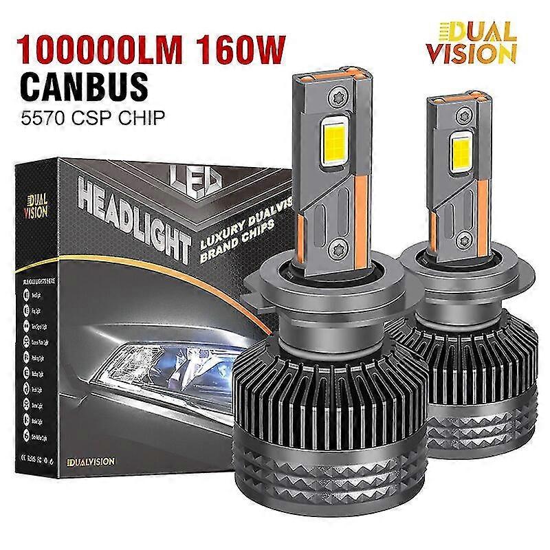 H7 LED Canbus Headlight 160W 6000K for Various Car Models
