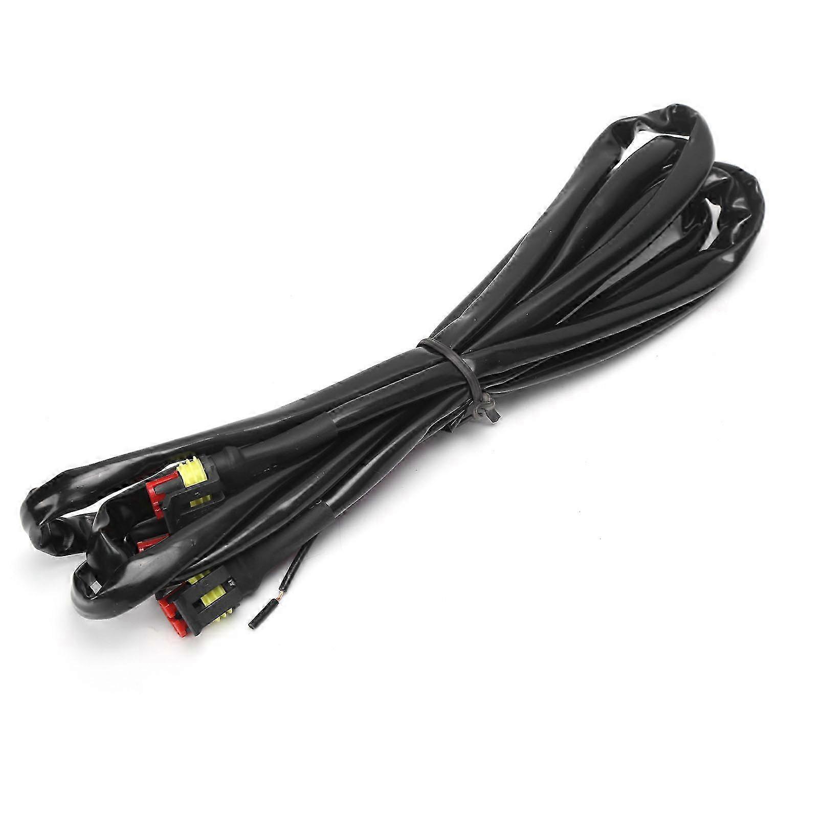 2pcs Black 12V Adjustable Heated Grips for 7/8in Handlebar