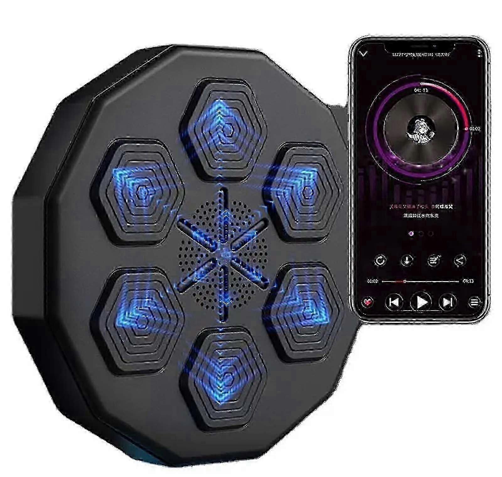 2024 New Smart Music Boxing Machine Wall Mounted Electronic Boxing Pad Kids/adults Boxing Workout Machine 2023 Hot 100%