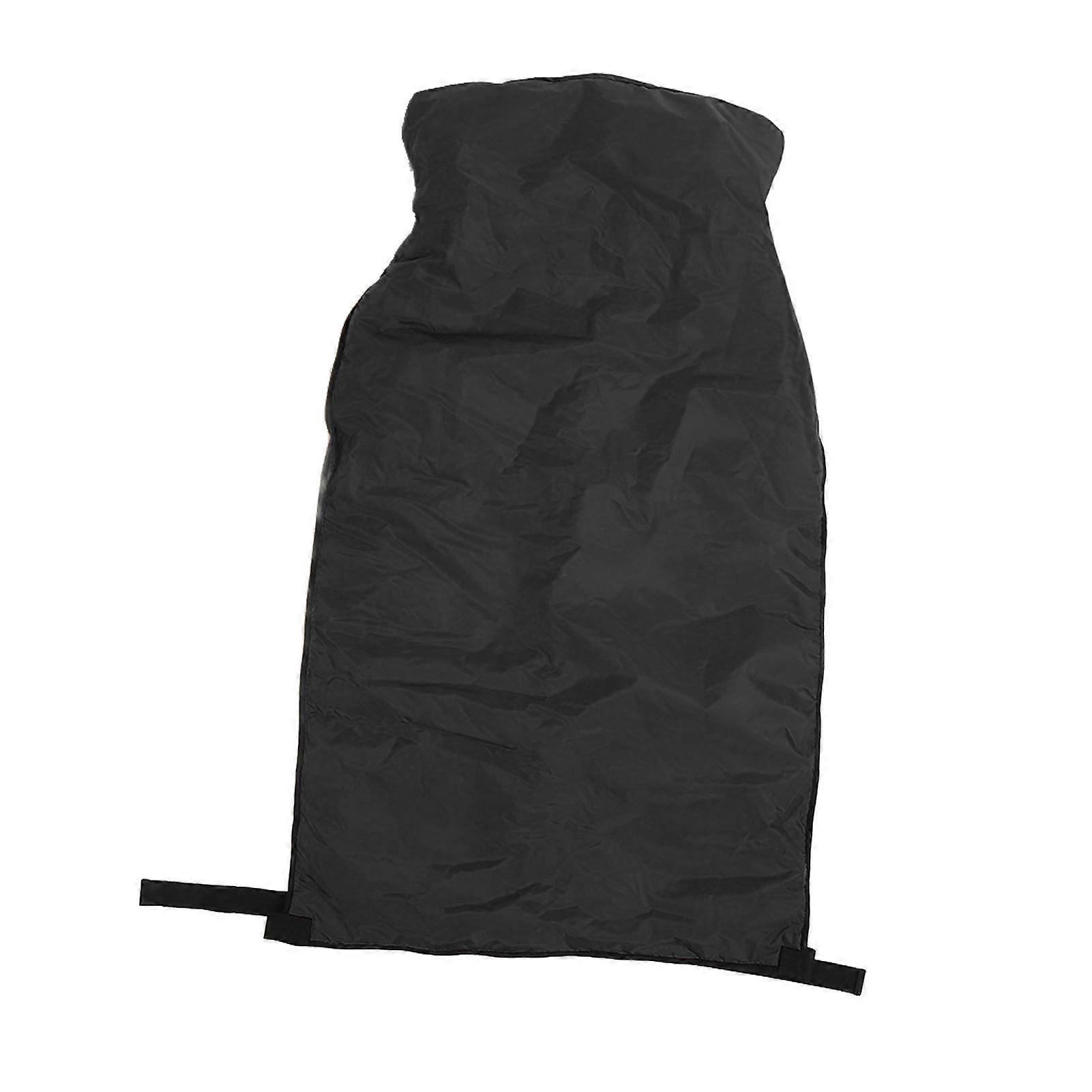 Couverture pour fauteuil roulant, épaisse, imperméable, douce, lavable, garde au chaud, à moitié enveloppée, pour la maison, l'hôpital, noire