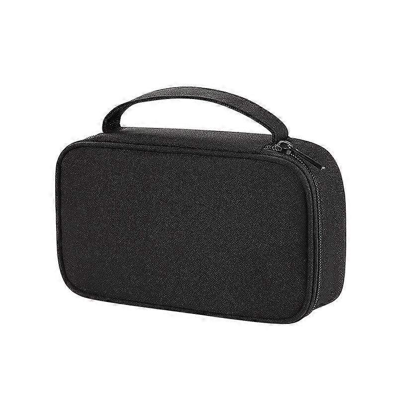 SM03DZ Multifunctional Data Cable Storage Bag 20x5.3x12cm(Black)