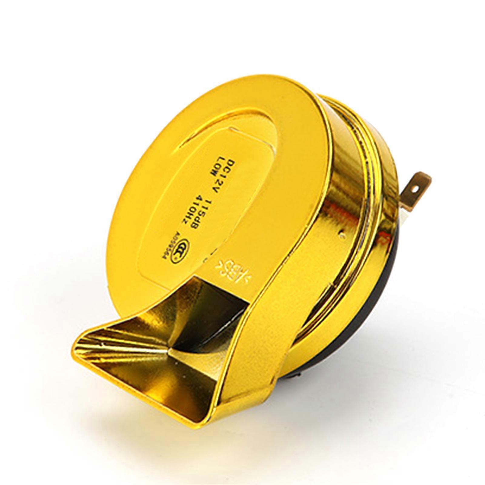 2Pcs Car Truck High Low Tone Sound Horn, 12V Waterproof Car Electric Snail Horn