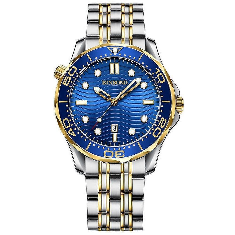 Inter-gold Blue Surface BINBOND B2820 Watches Inter-gold Blue Surface