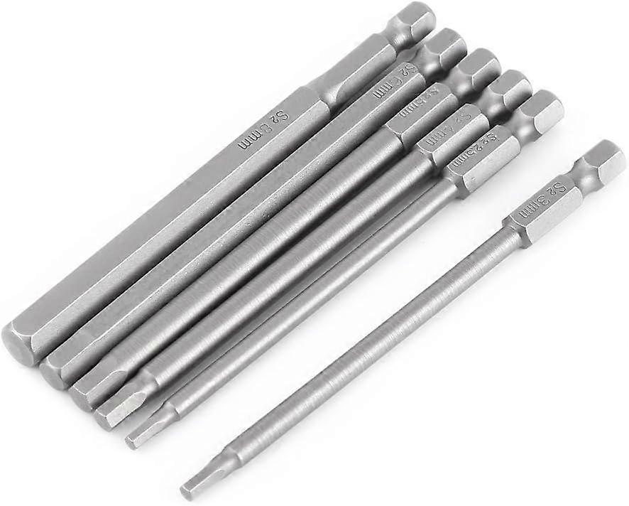 Versatile Magnetic Screwdriver Bits With Inner Hexagon