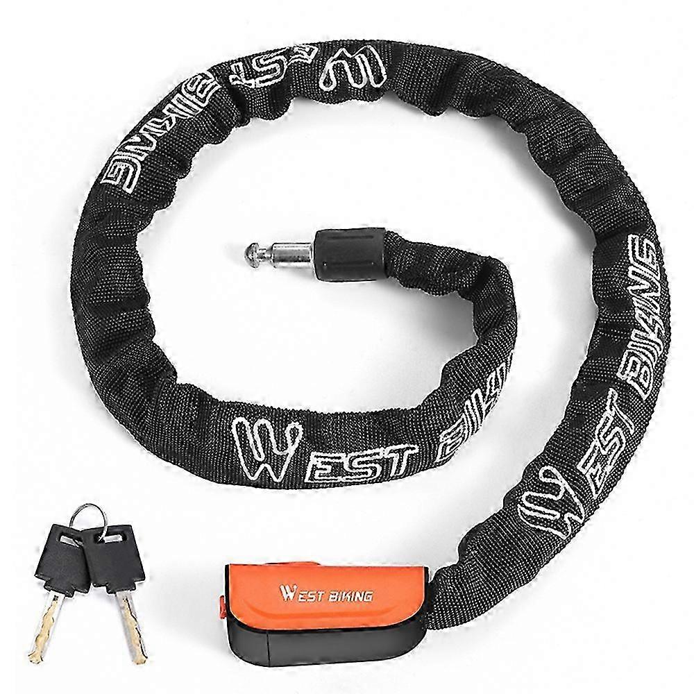 Anti-Theft Bicycle Security Chain Lock by WEST BIKING Model YP0705097