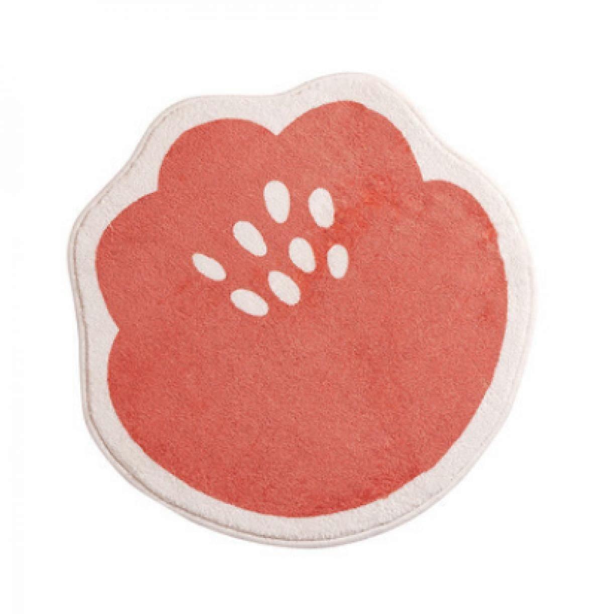 Cute Bear Scratch Shape Bathroom Rug for Kids Non Slip Absorbent Bath Mat Washable Shaggy Kids Bedroom Decor Bathroom 23''x23''