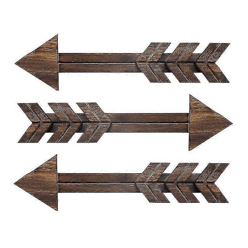 3pcs Wooden Arrow Wall Hanging