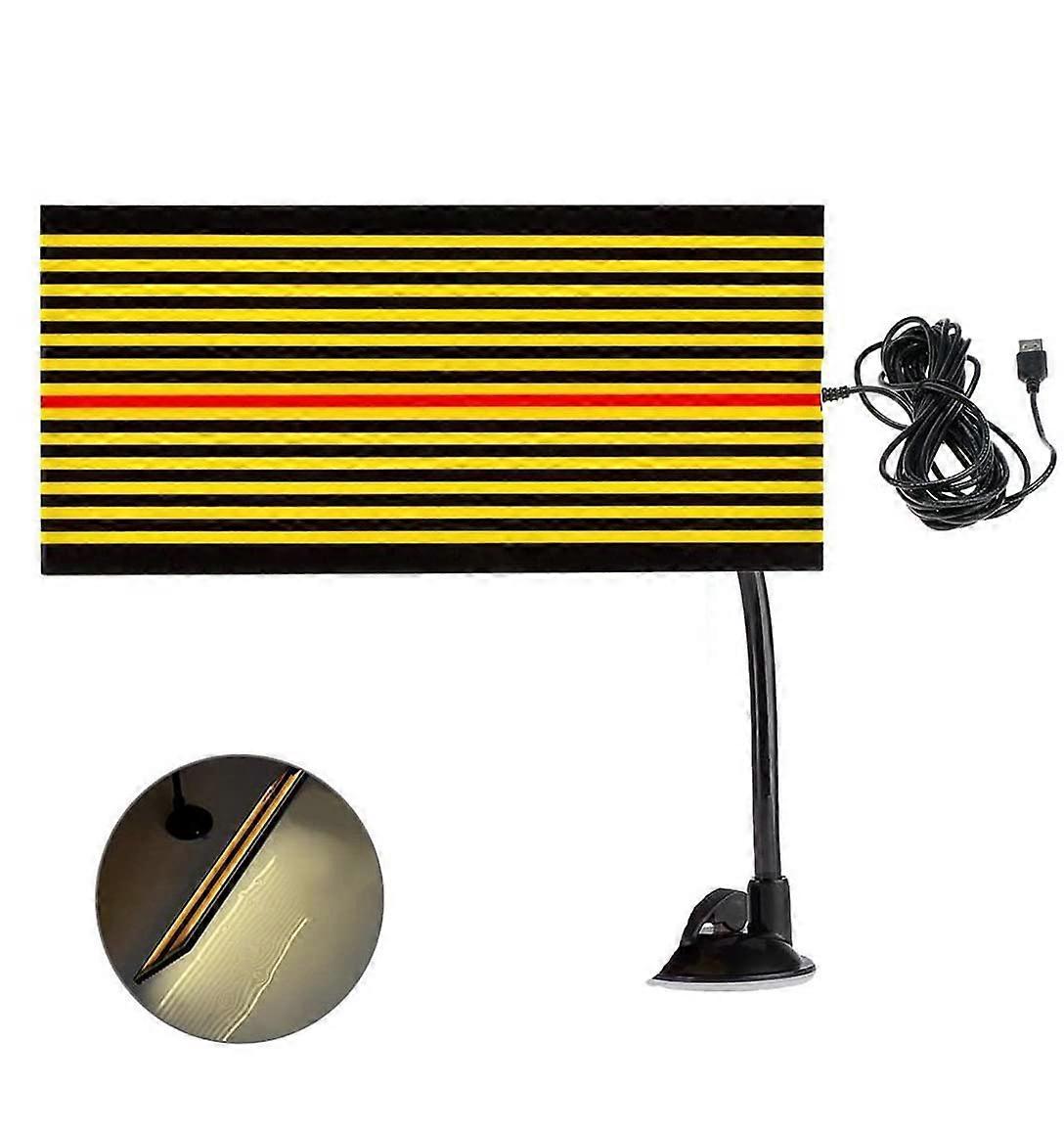 LED Stripe Line Board Paintless Dent Removal Tool with 5M Long Line and Adjustable Holder in Yellow Light