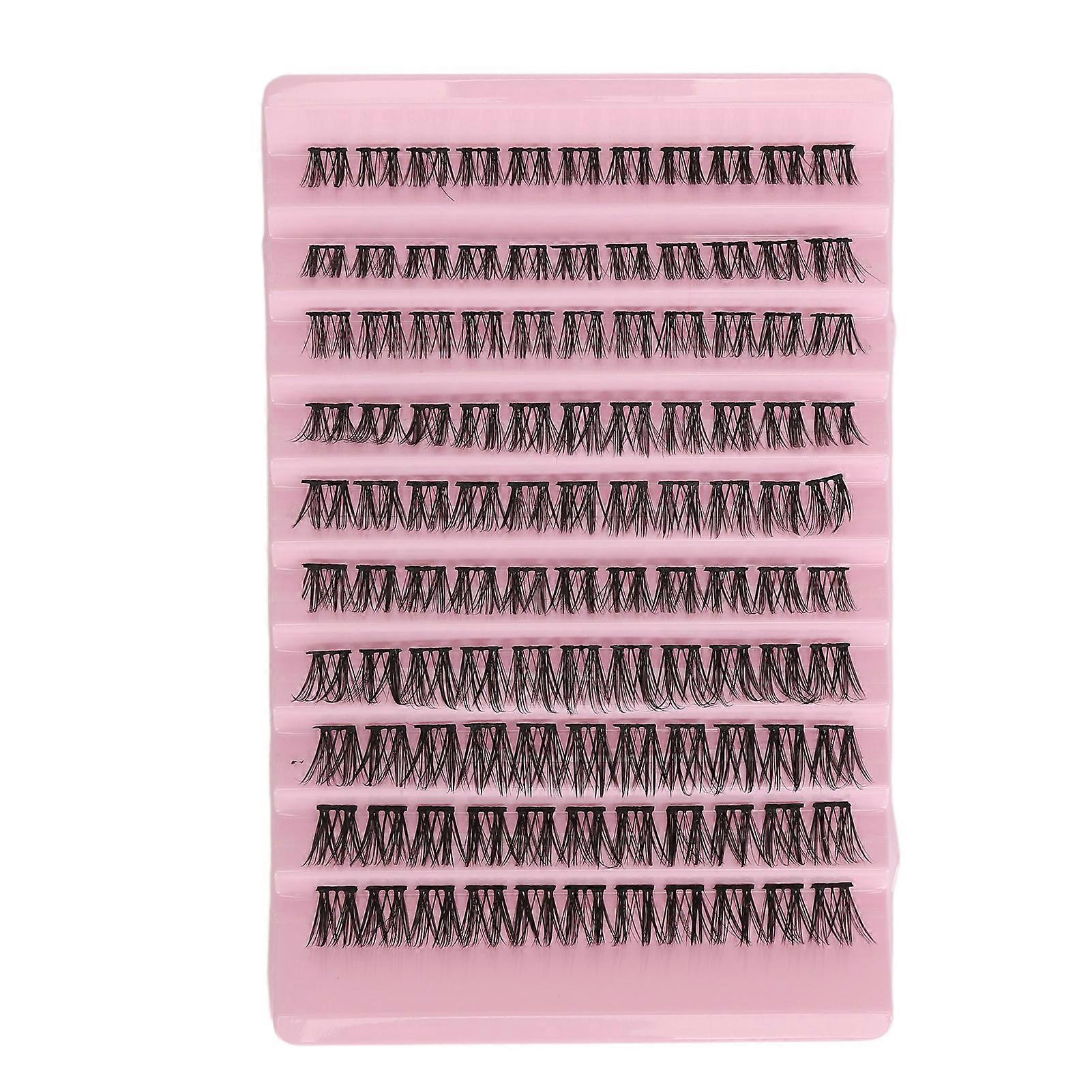 Individual Eyelashes DIY Realistic Synthetic Fibre Lightweight Strong Adhesive Cluster Eyelash Extensions