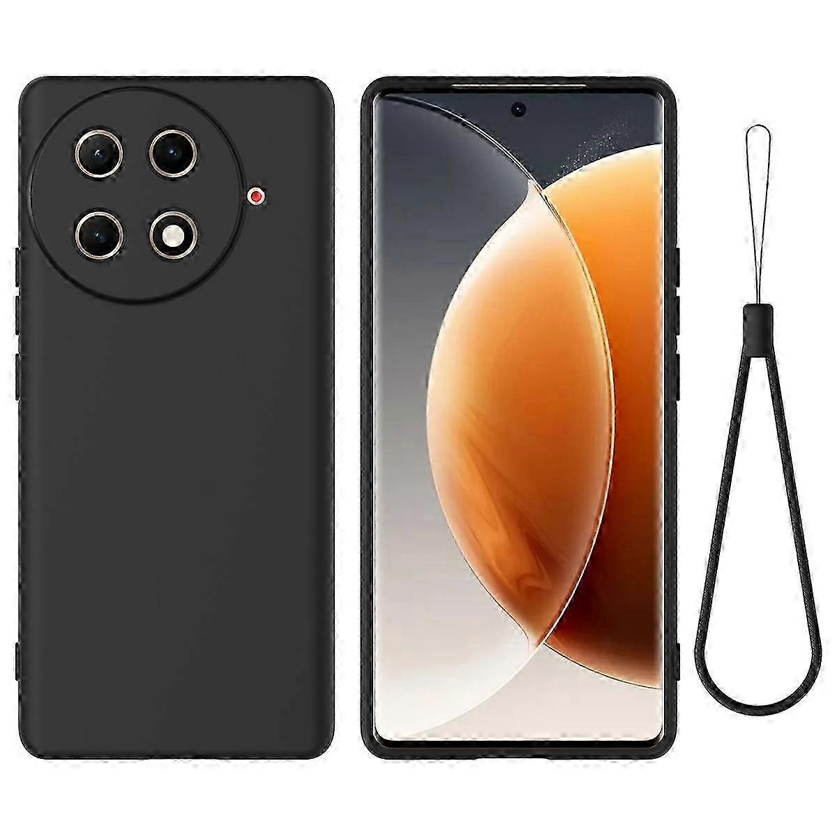 Shockproof Phone Case with Pure Color Liquid Silicone Material