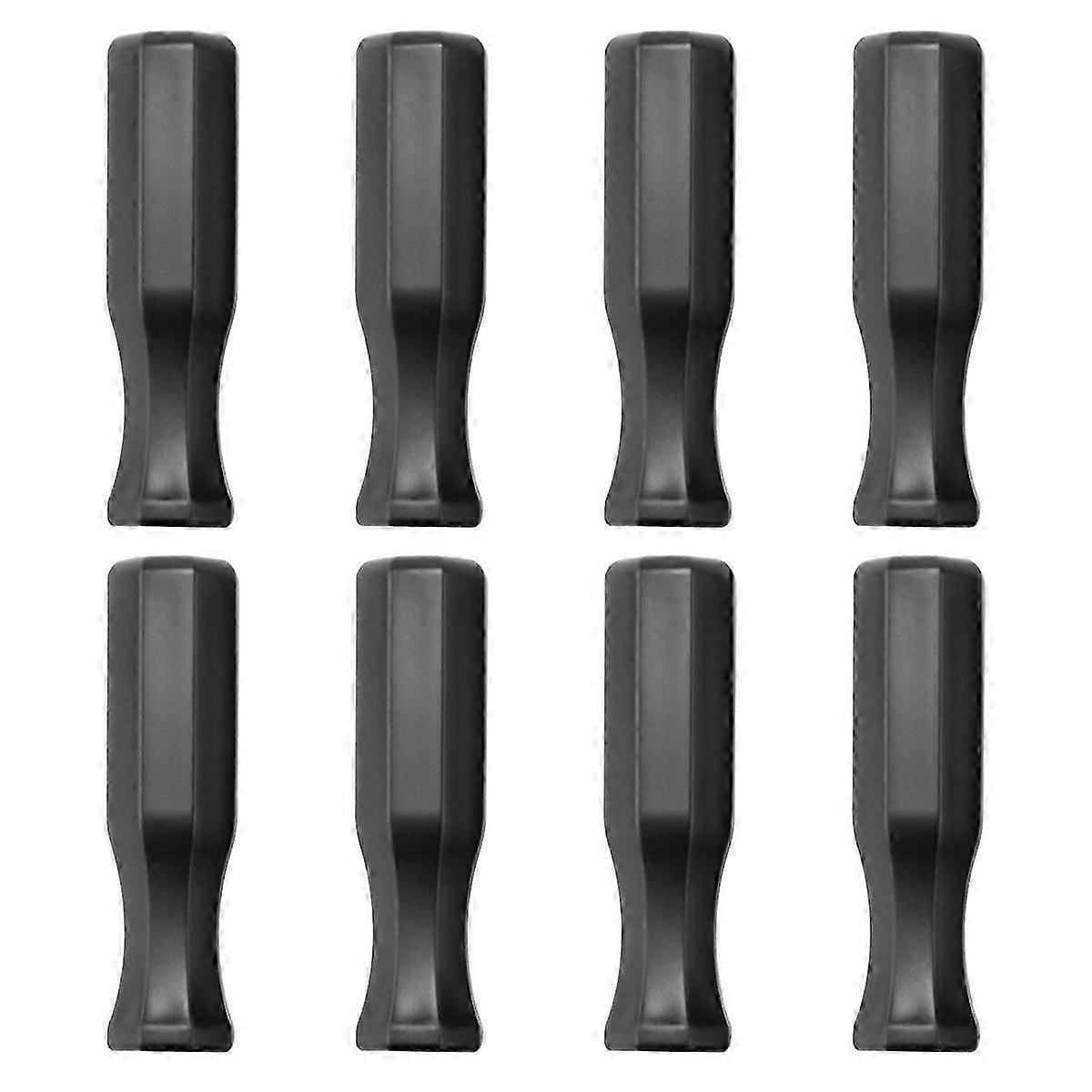 Table Football Machine Accessories Foosball Handle Grips Octagonal Plastic Handles for Standard Table Feet (8 Pack)