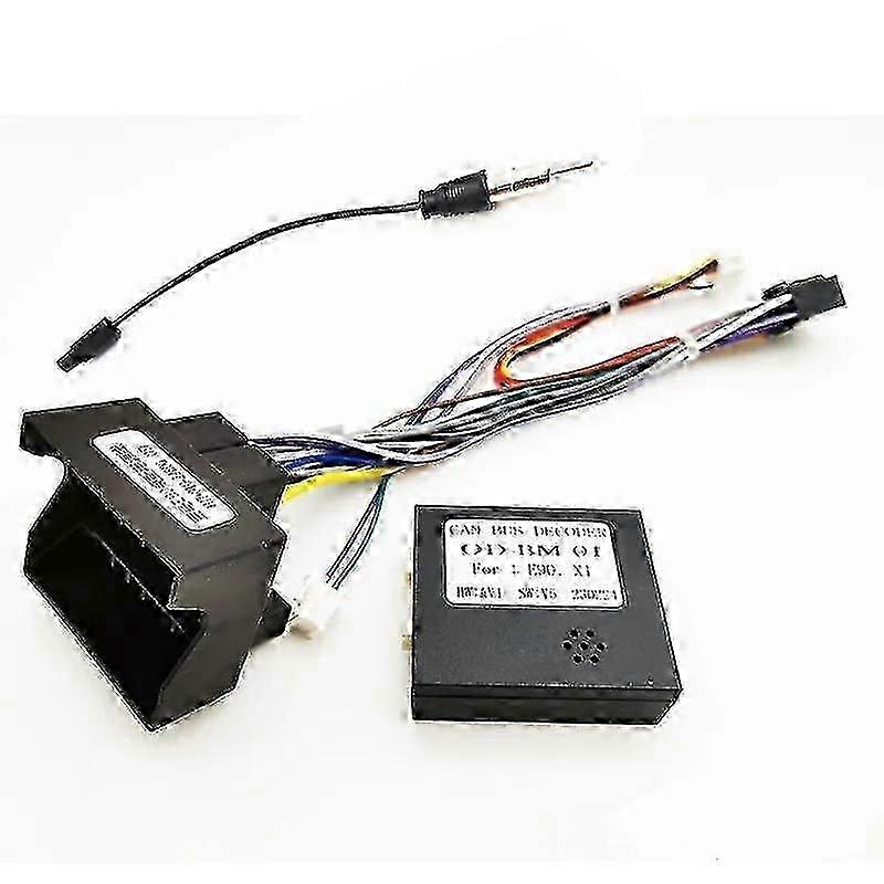 CANBus Decoder 16 Pin Plug Connector Car Android Head Unit Wiring Cable for BMW 3 E90 X1 E84